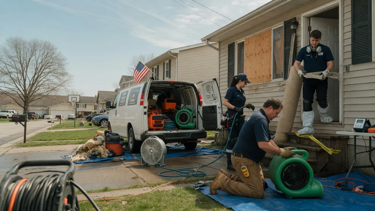 Water Damage Restoration in Eagarville, IL near me